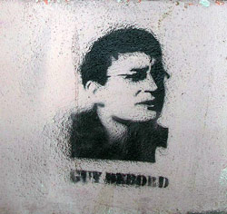 Stencil von Guy Debord 